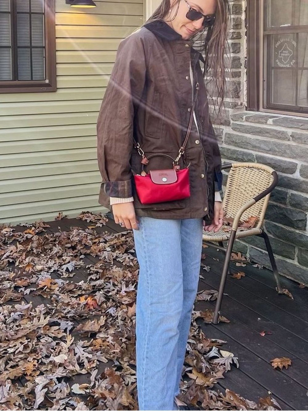 NWT Red Mini Longchamp